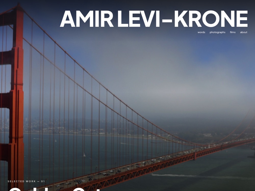 Amir Krone personal website